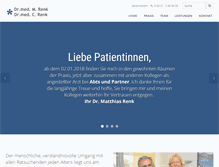 Tablet Screenshot of dr-renk.de